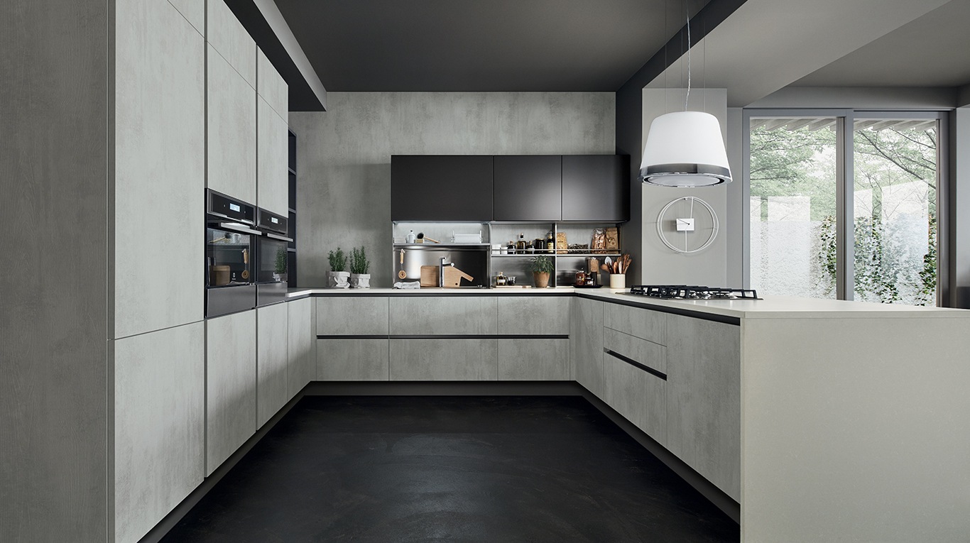 Cucina Oyster Decorativo - Veneta Cucine - Ginocchi Arredamenti
