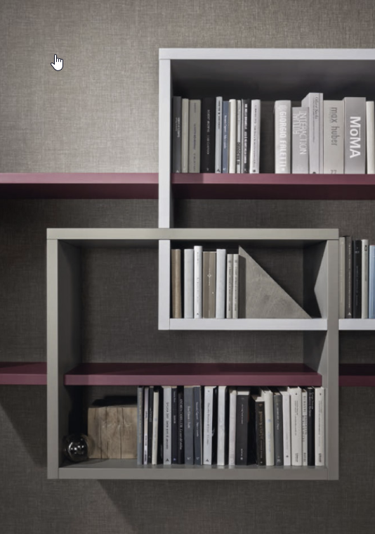 Libreria con Mensole - Sangiacomo - Ginocchi Arredamenti Roma