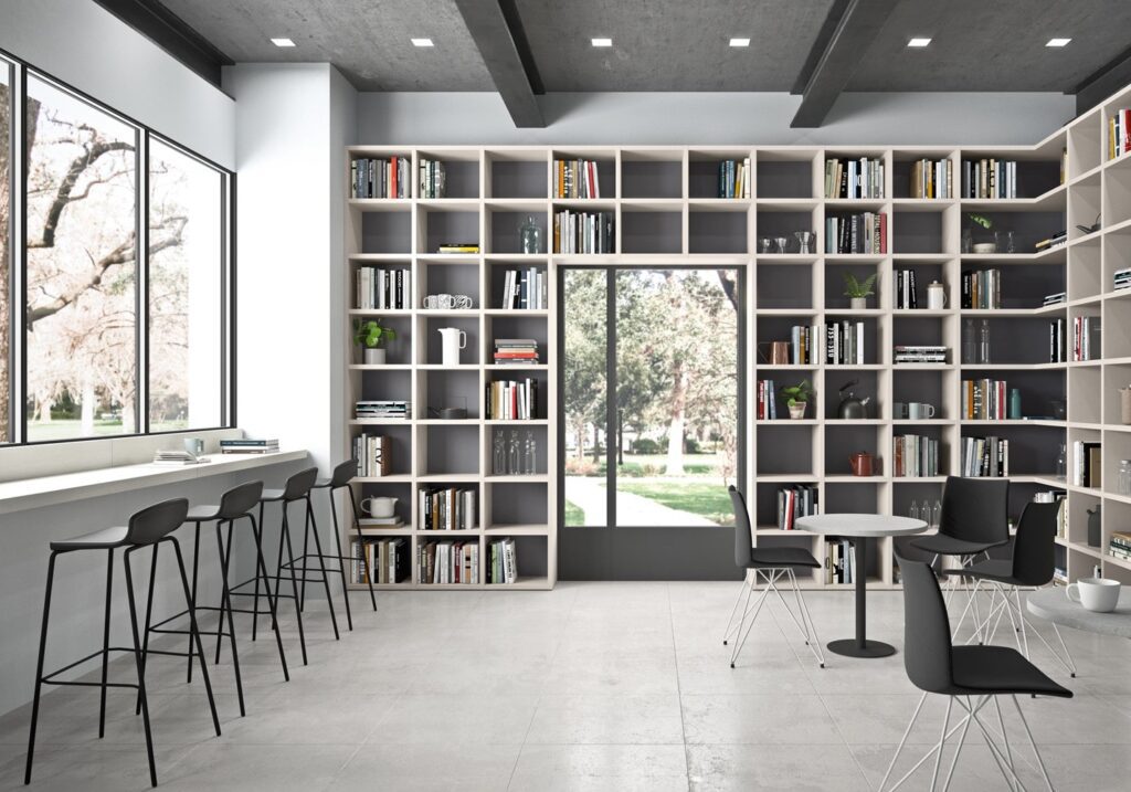 Librerie a Terra - Cinquanta3 - Ginocchi Arredamenti Roma