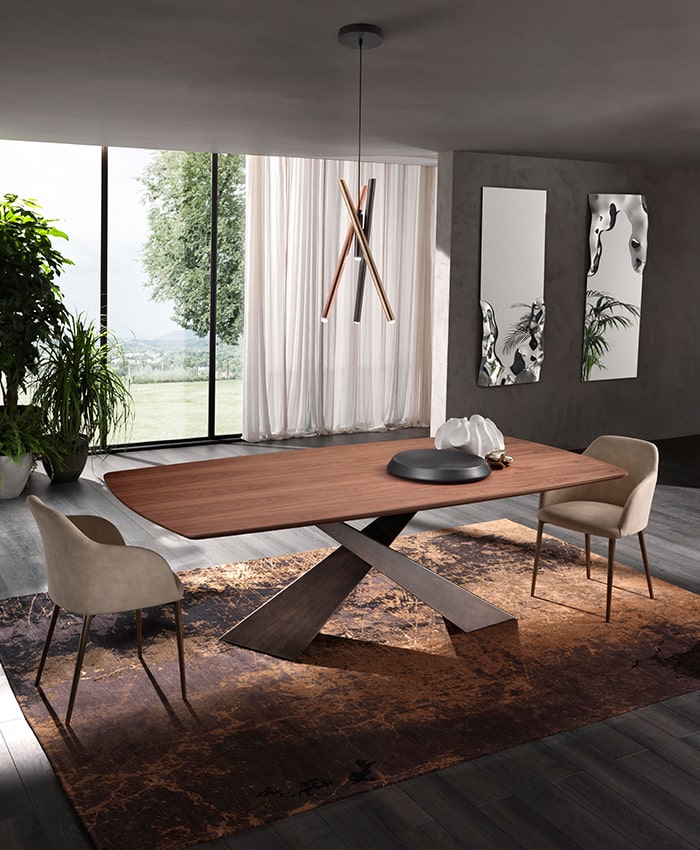 Tavolo Living in Legno - Riflessi - Ginocchi Arredamenti Roma