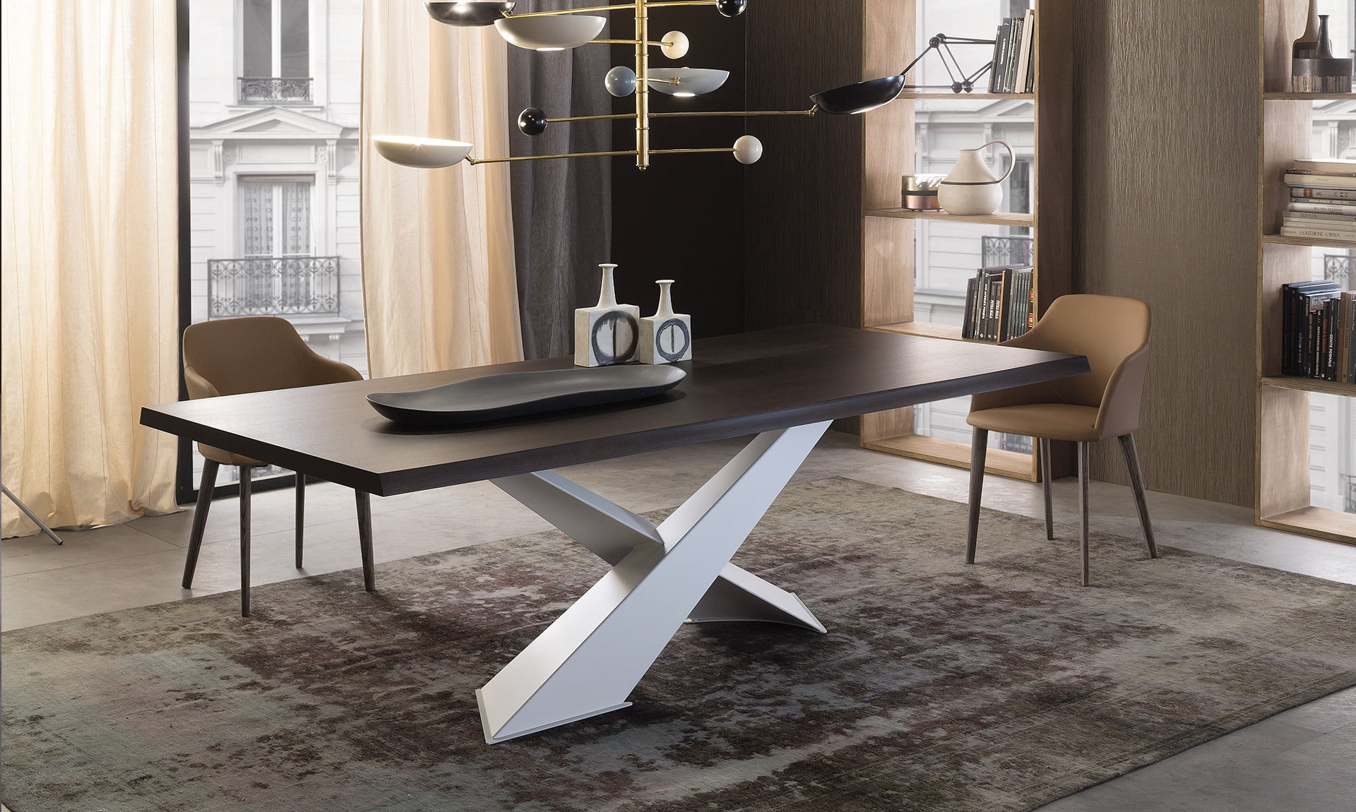 Tavolo Living in Legno - Riflessi - Ginocchi Arredamenti Roma