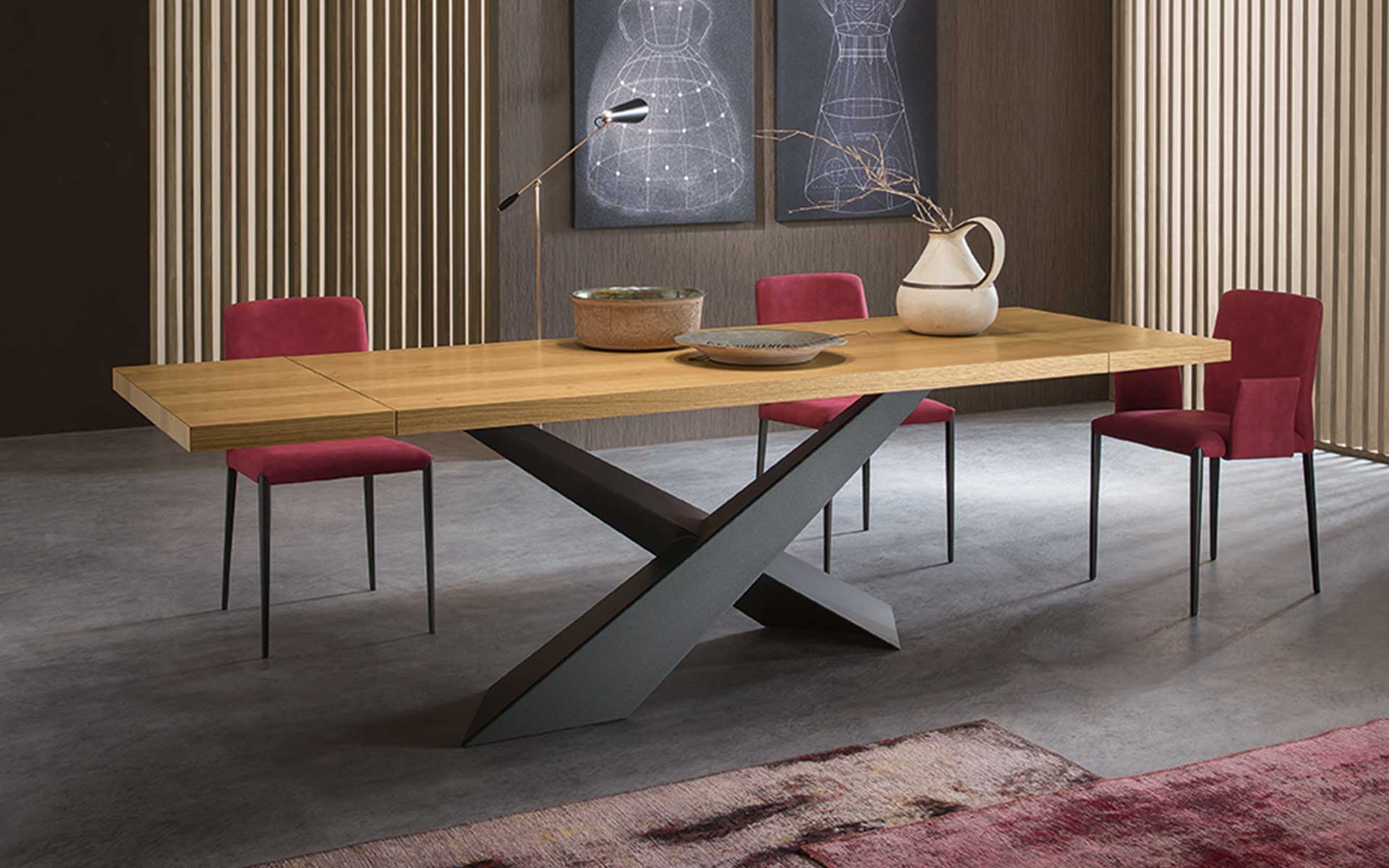 Tavolo Living in Legno - Riflessi - Ginocchi Arredamenti Roma