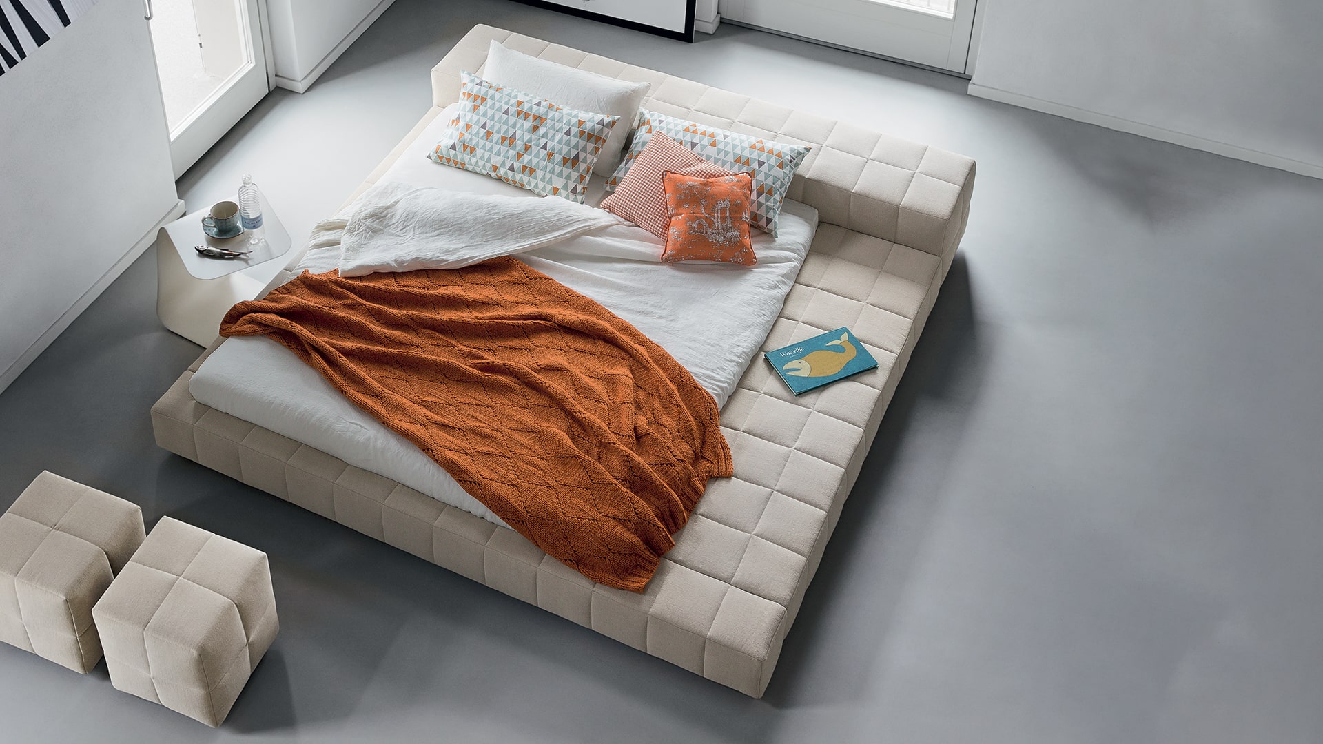 Letto Squaring - Bonaldo - Ginocchi Arredamenti Roma
