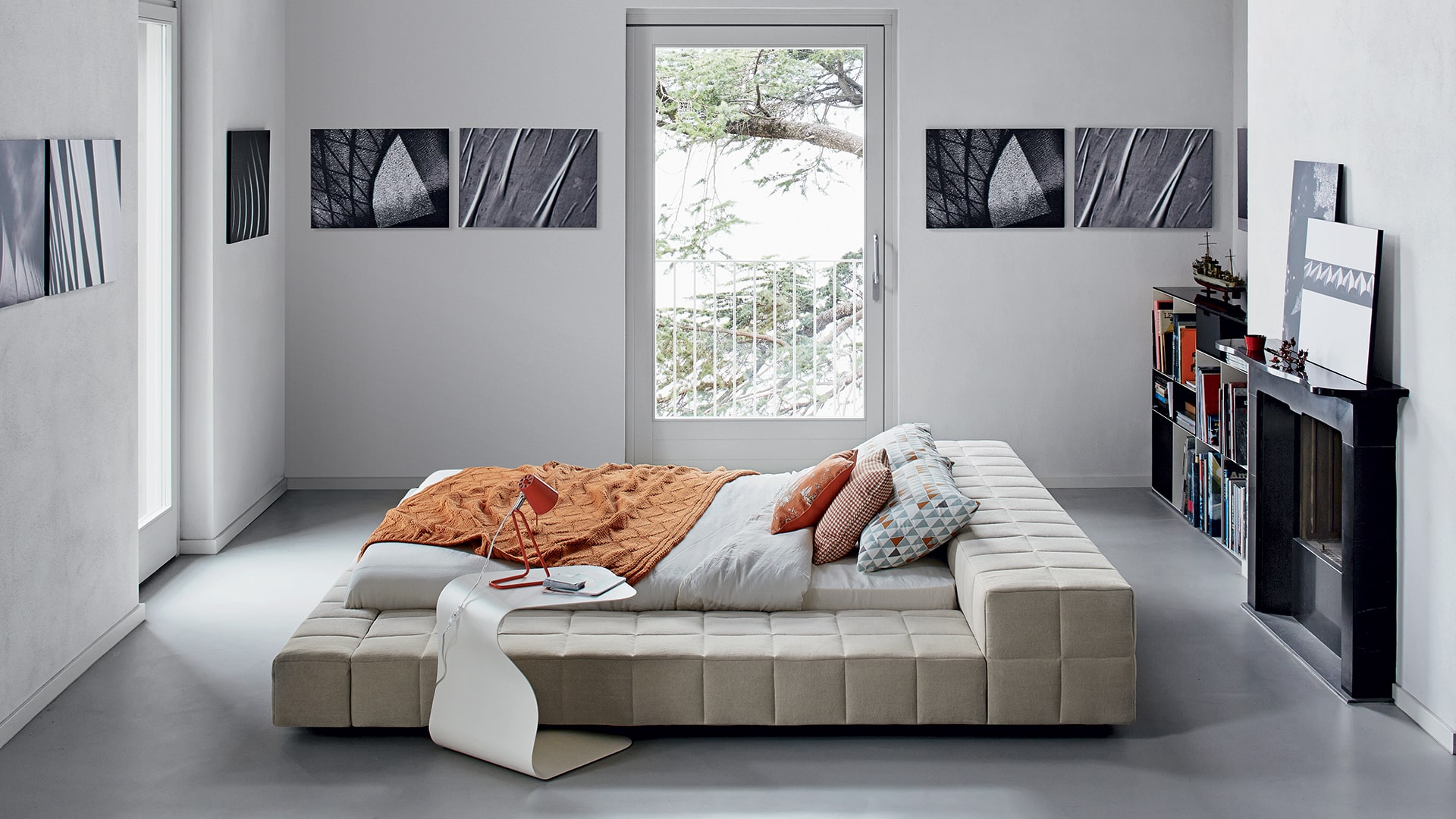 Letto Squaring - Bonaldo - Ginocchi Arredamenti Roma