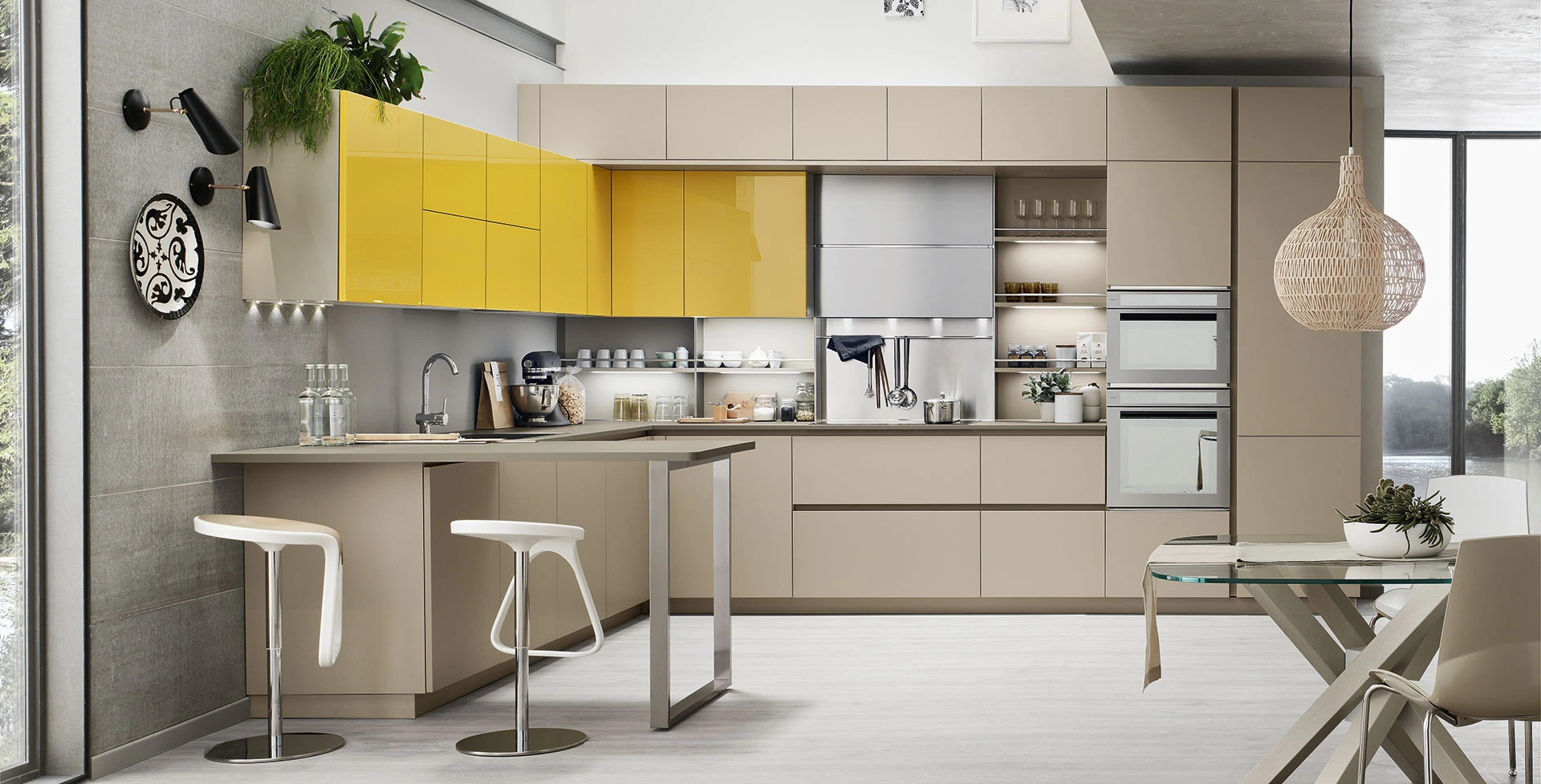 Cucina Lounge - Veneta Cucine - Ginocchi-Arredamenti Roma